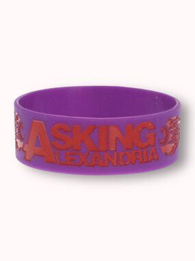 Asking Alexandria Rubber Silicone Bracelet